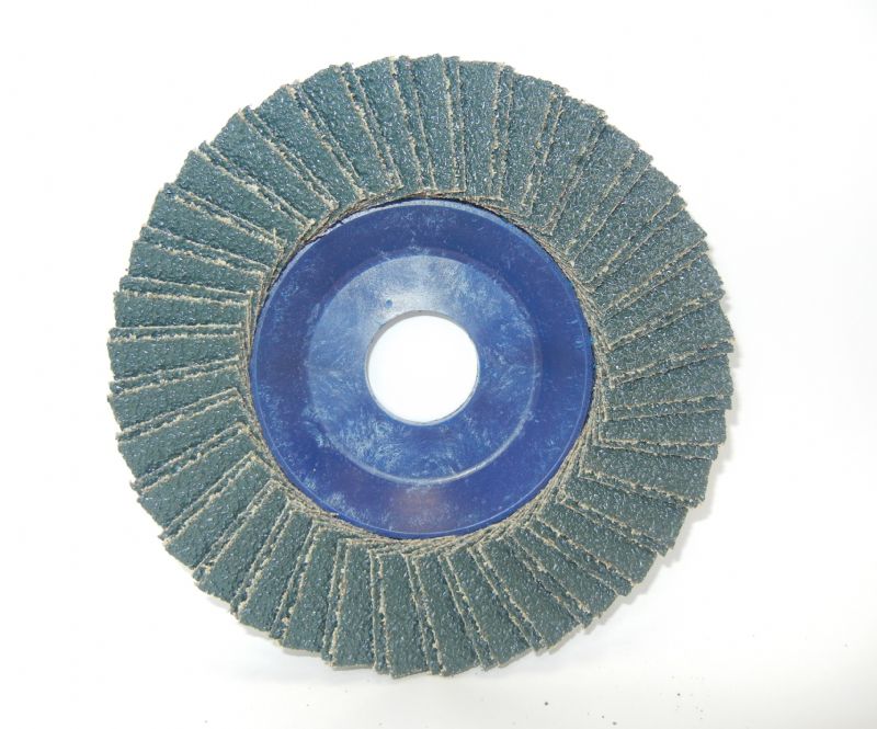 dischi bilamellari tela abrasiva zirconio supporto in nylon d. mm. 115 x f. 22 p 40 z. - norton r 822 -