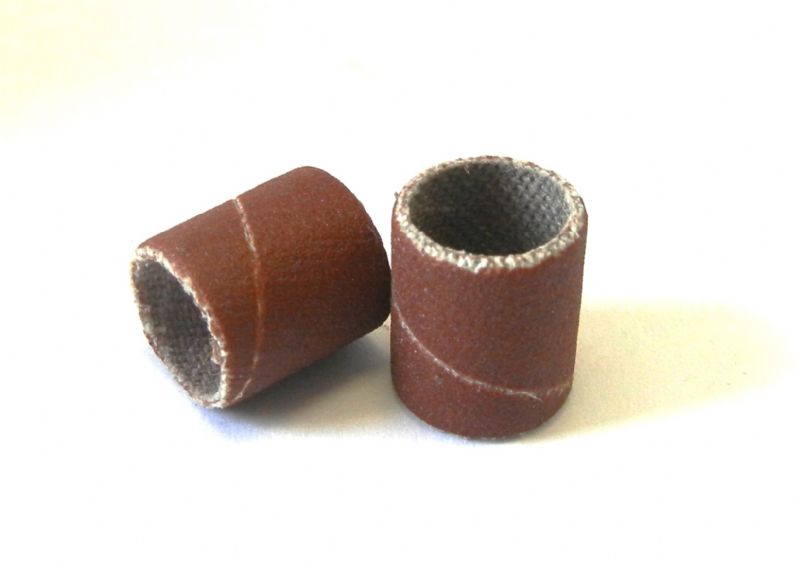 anelli spirabands tela abrasiva rinforzati d. mm. 10 x 15 p 600a corindone<br />#anelloabrasivo