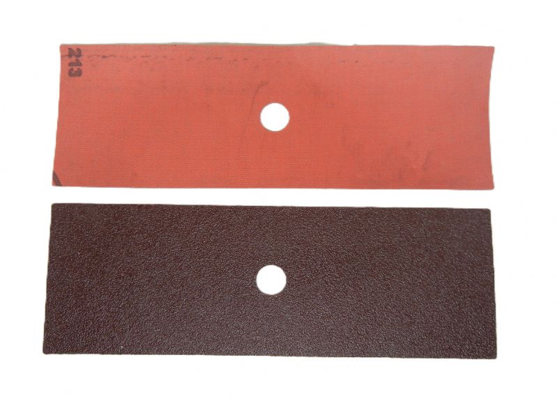 strisce abrasive ossido di alluminio in tela J-FLEX doppia resina in cotone  mm. 70 x 210 x f.14  p120 a