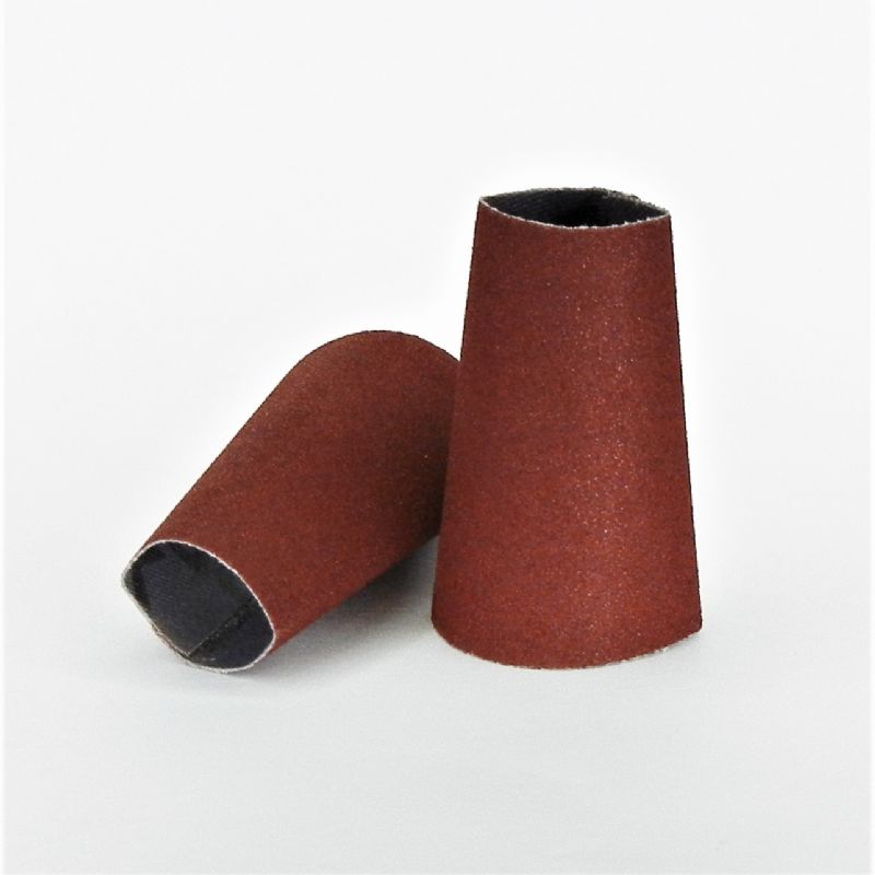 anelli conici tela abrasiva d. mm. 36 - 22 x 60 p 120 a wp tipo-2 corindone