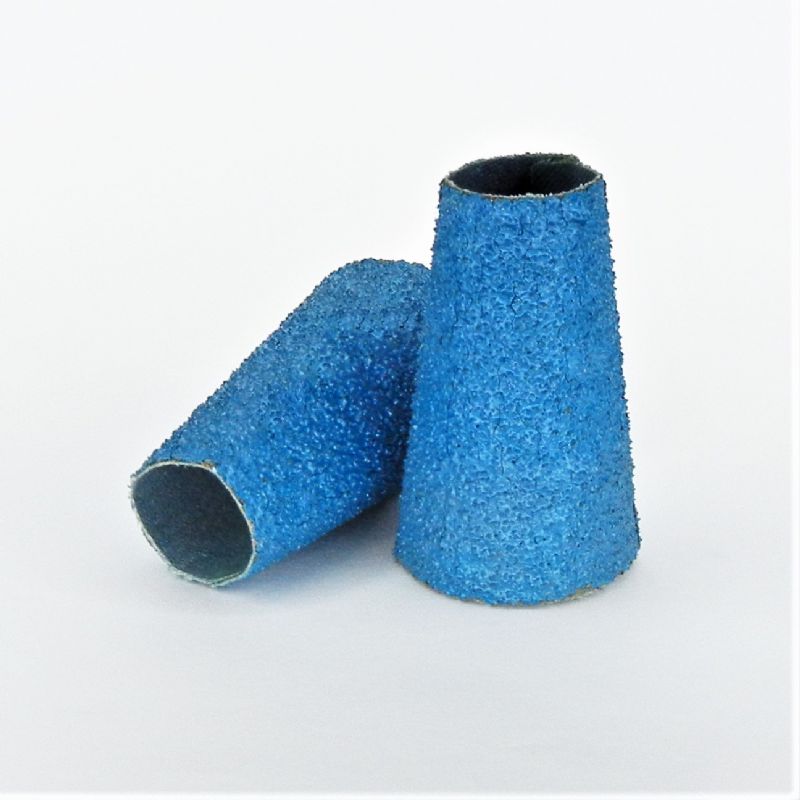 anelli conici tela abrasiva d. mm. 36 - 22 x 60 p 36 z zirconio