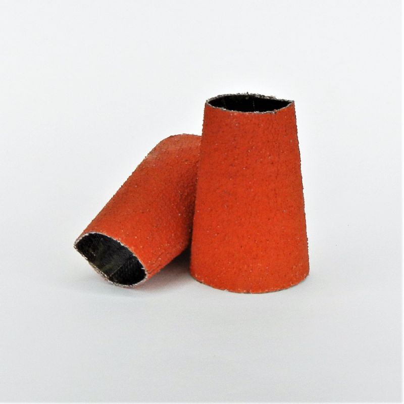 anelli conici tela abrasiva 3M 777 d. mm. 36 - 22 x 60 p 100 crm ceramicato