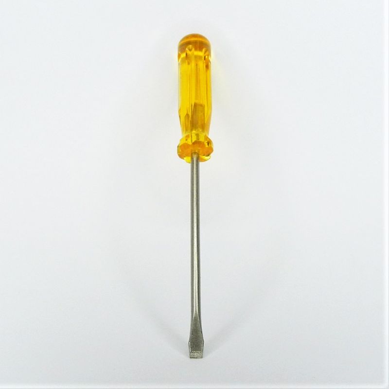 cacciavite - giravite 5 x 1 x 125 punta piana - a taglio manico in materiale antiurto isolato fino a 10.000 volt col. giallo