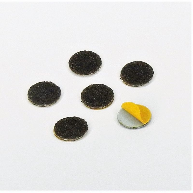 dischi abrasivi in tela corindone adesiva psa autoadesivi microdischi d. 10 mm. p 120 a