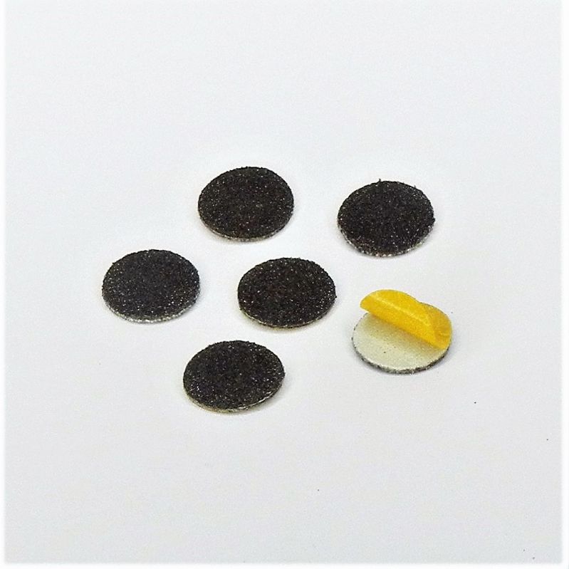 dischi abrasivi in tela corindone adesiva psa autoadesivi microdischi d. 12 mm. p 80 a