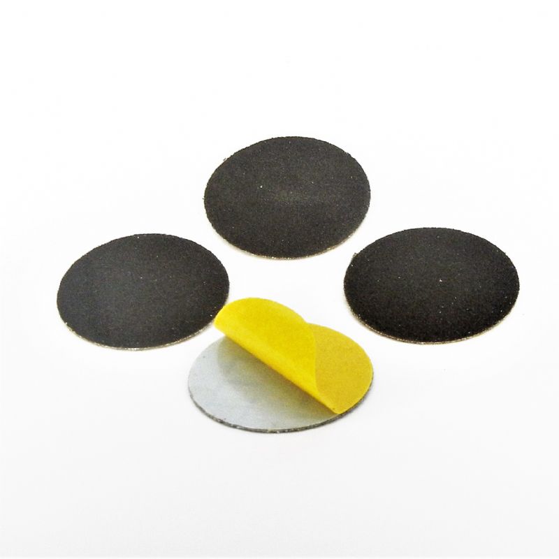 dischi abrasivi in tela corindone adesiva psa autoadesivi microdischi d. 40 mm. p 180 a
