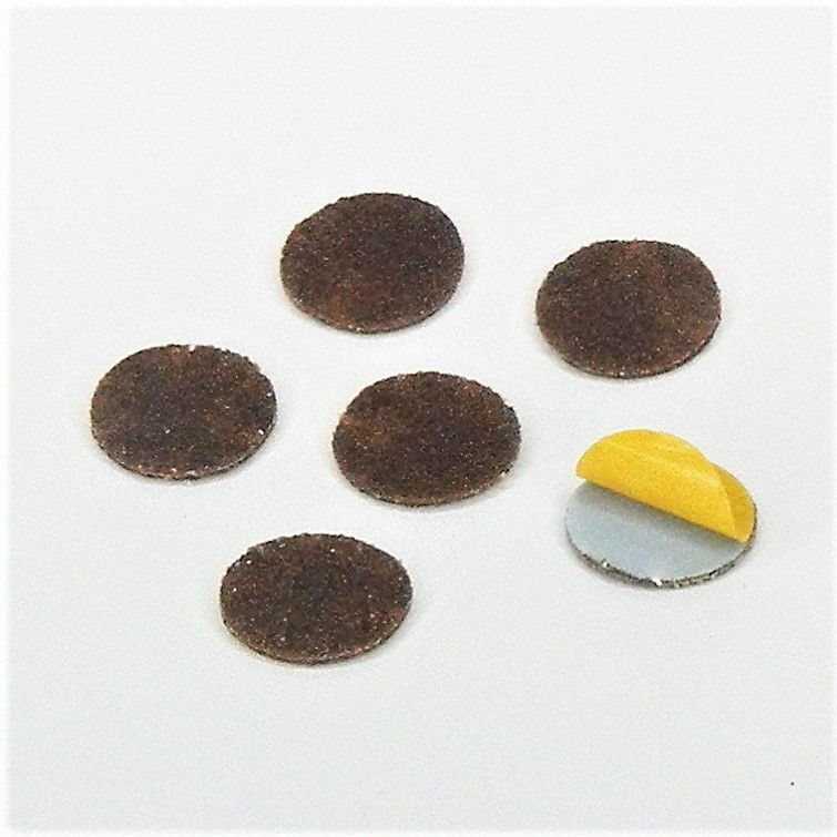 dischi abrasivi in tela corindone adesiva psa autoadesivi microdischi d. 12 mm. p 280 a