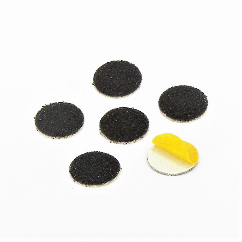 dischi abrasivi in tela corindone adesiva psa autoadesivi microdischi d. 15 mm. p 80 a