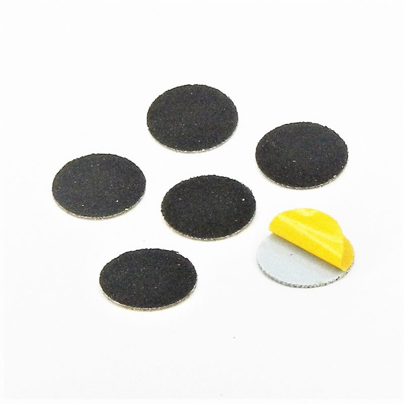 dischi abrasivi in tela corindone adesiva psa autoadesivi microdischi d. 18 mm. p 180 a