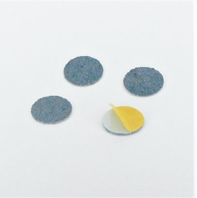 dischi abrasivi in tela zirconio adesiva psa autoadesivi microdischi d. 20 mm. p 36 z