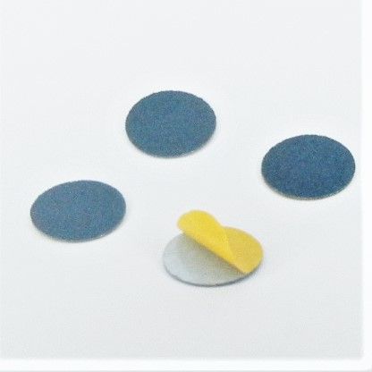 dischi abrasivi in tela zirconio adesiva psa autoadesivi microdischi d. 25 mm. p 120 z