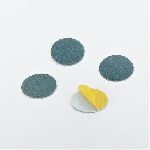 dischi abrasivi in tela zirconio adesiva psa autoadesivi microdischi d. 30 mm. p 120 z