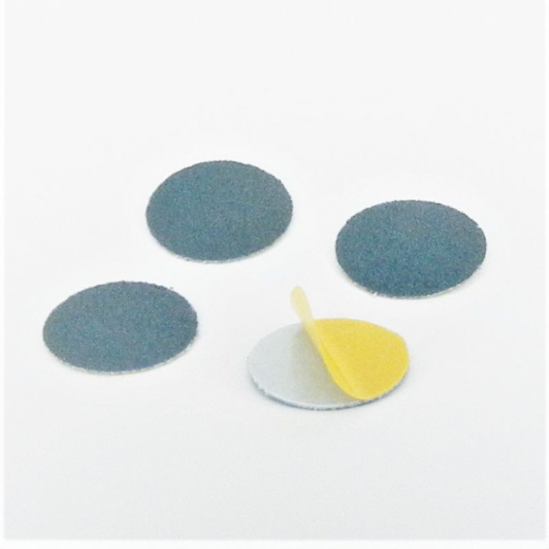 dischi abrasivi in tela zirconio adesiva psa autoadesivi microdischi d. 33 mm. p 80 z