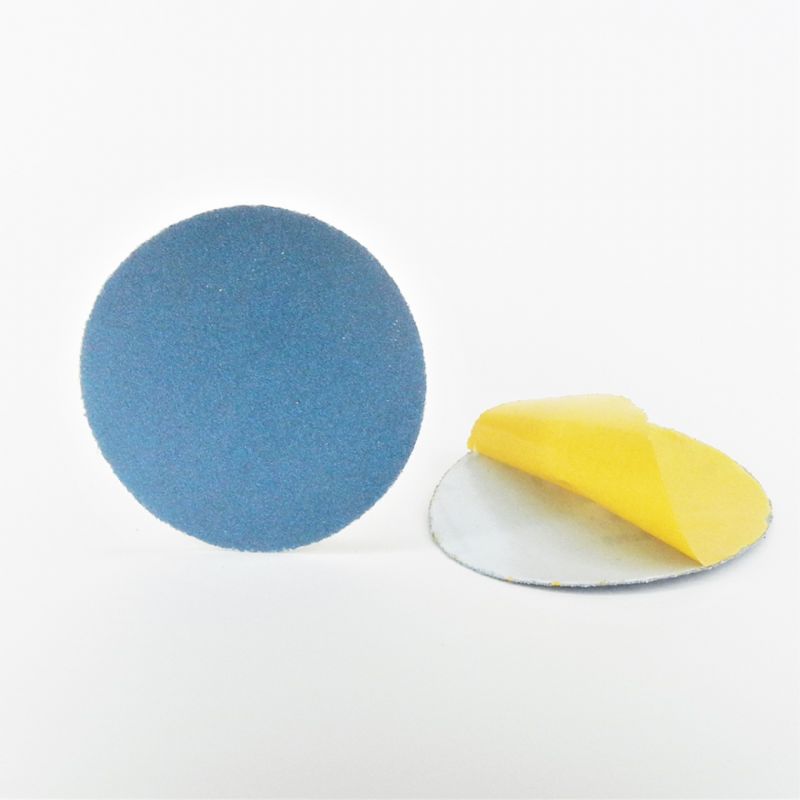 dischi abrasivi in tela zirconio adesiva psa autoadesivi microdischi d. 75 mm. p 120 z