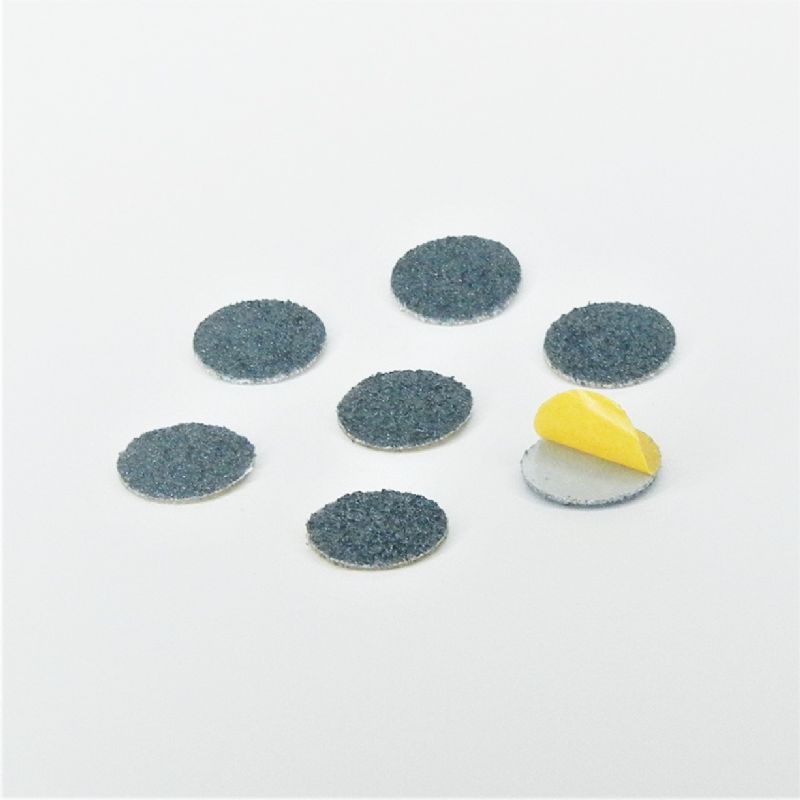 dischi abrasivi in tela zirconio adesiva psa autoadesivi microdischi d. 15 mm. p 60 z