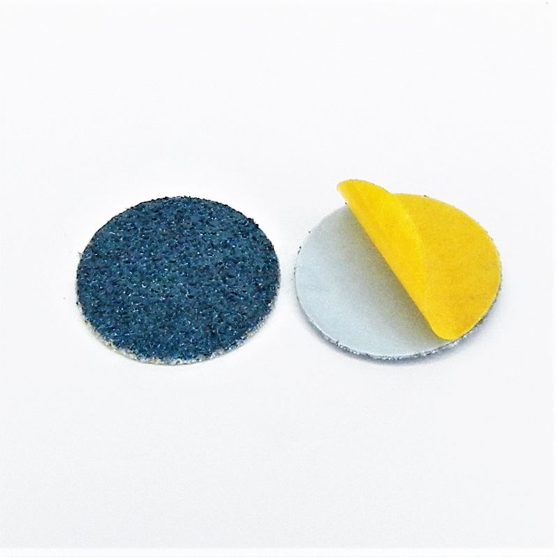 dischi abrasivi in tela zirconio adesiva psa autoadesivi microdischi d. 33 mm. p 36 z