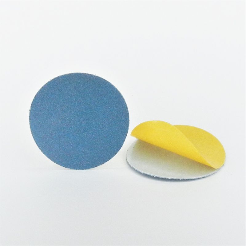 dischi abrasivi in tela zirconio adesiva psa autoadesivi microdischi d. 50 mm. p 120 z