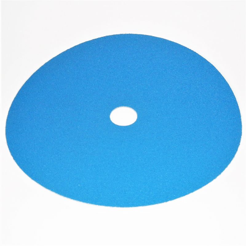 dischi abrasivi in tela resinata blu robusta tranciati d. mm. 350 x f. 40 p 60 z tipo zirconio