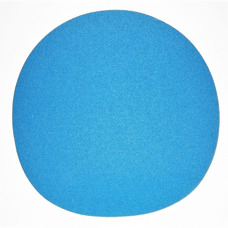 dischi abrasivi in tela resinata blu robusta tranciati d. mm. 600 p 36 z tipo zirconio